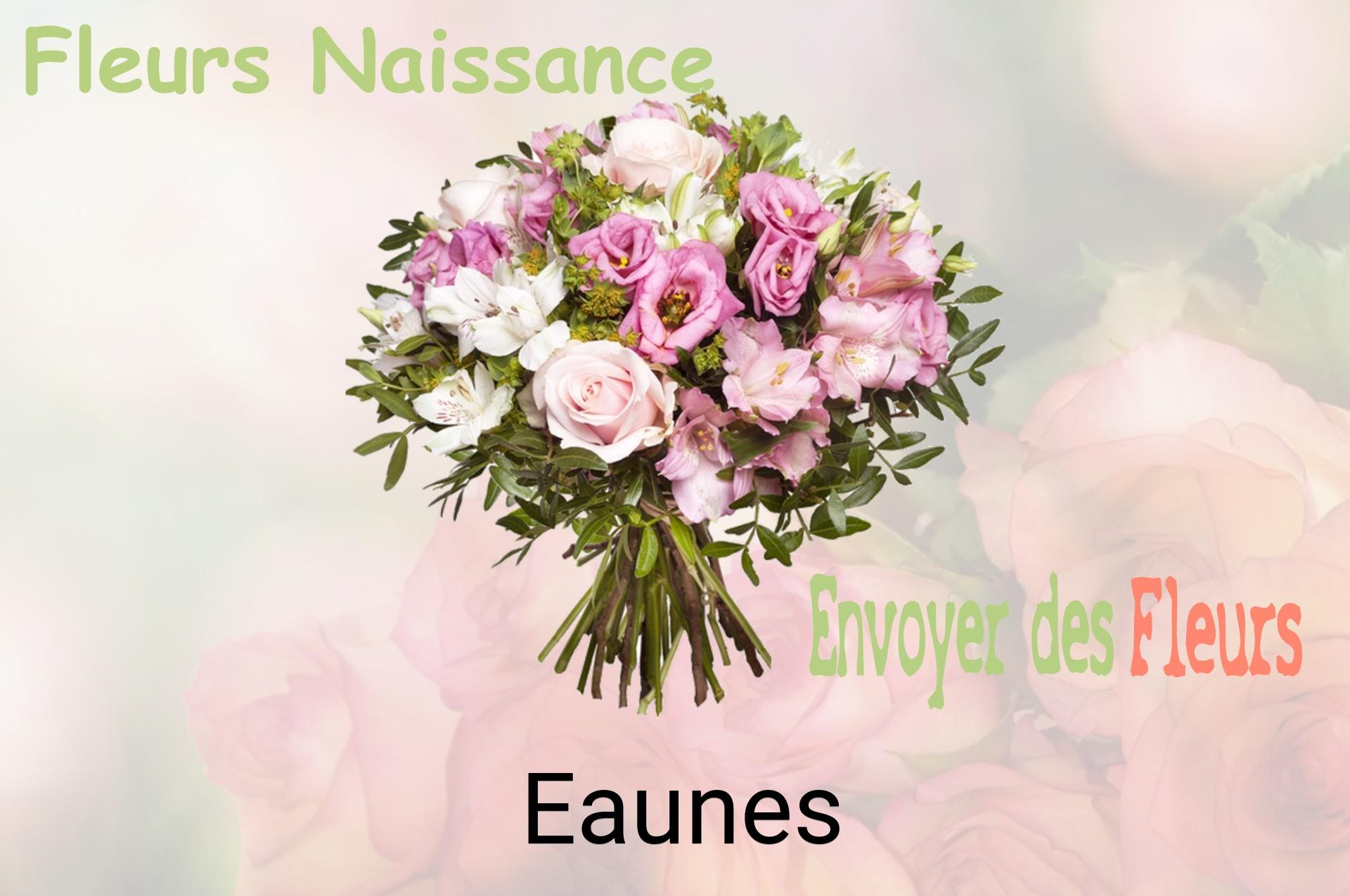 Bouquet de fleurs de naissance livré à Eaunes